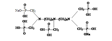 双1，6-亚己基三胺五甲叉膦酸钠 BHMTPh·PN2